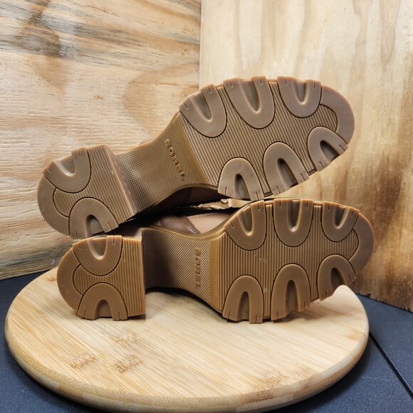 New Sorel Brex Womens Lace Up Chunky Heeled Ankle Boots Booties - Picture 10 of 10